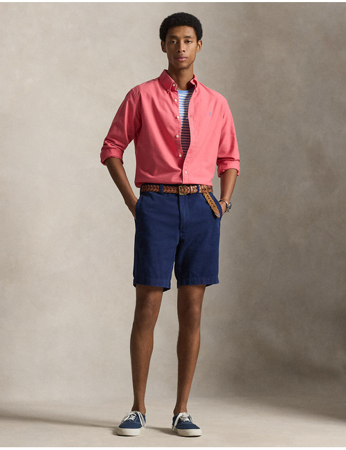 Custom Fit garment-dyed oxford hemd