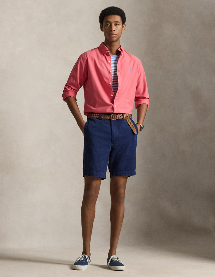 Custom Fit garment-dyed oxford hemd