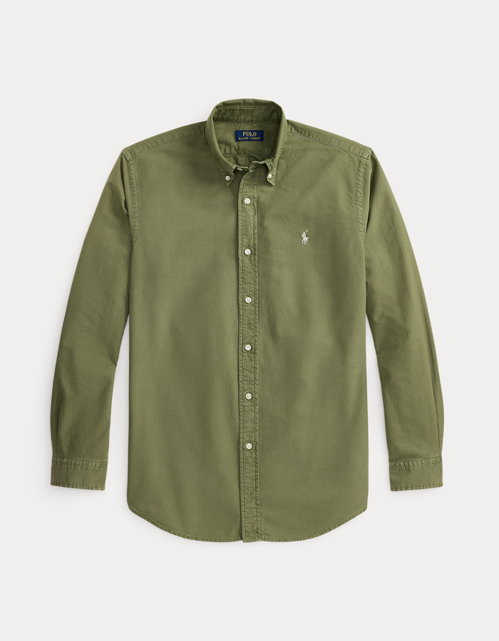 Custom Fit garment-dyed oxford hemd