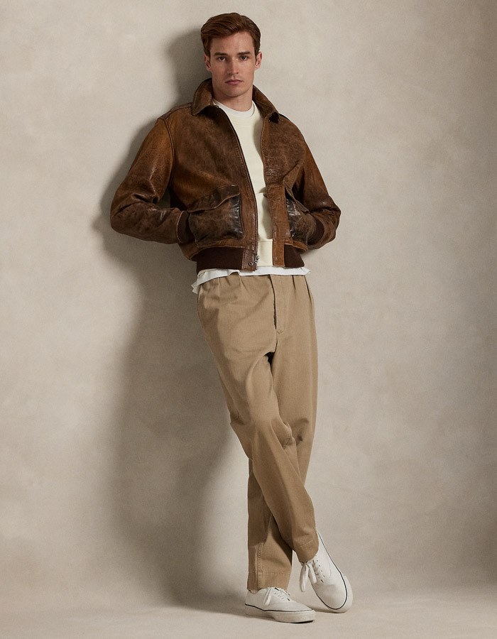 Loopback fleece sweatshirt