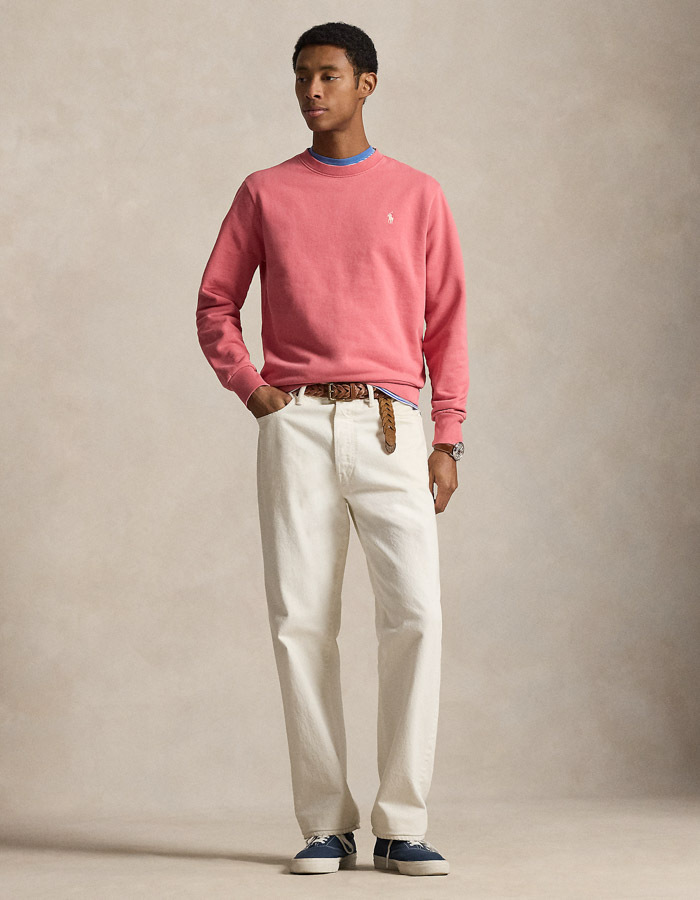 Loopback fleece sweatshirt