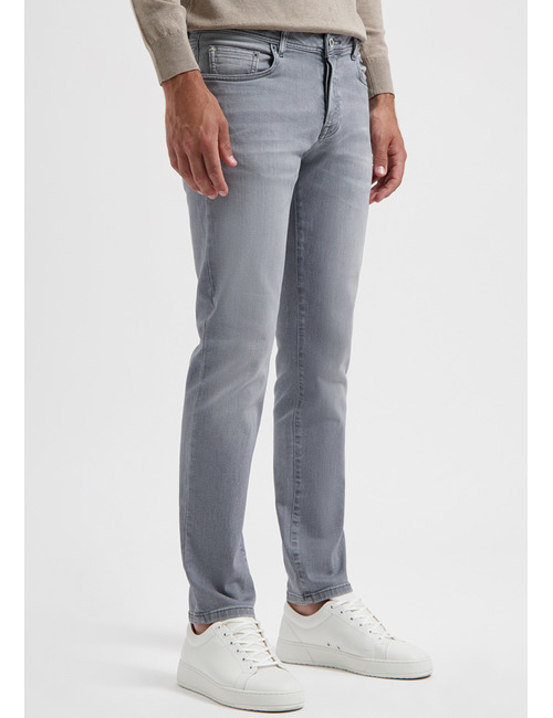 5-Pocket Graphite Denim Slim Fit