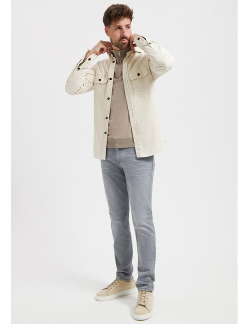 5-Pocket Graphite Denim Slim Fit