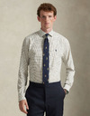 Slim fit stretch poplin hemd
