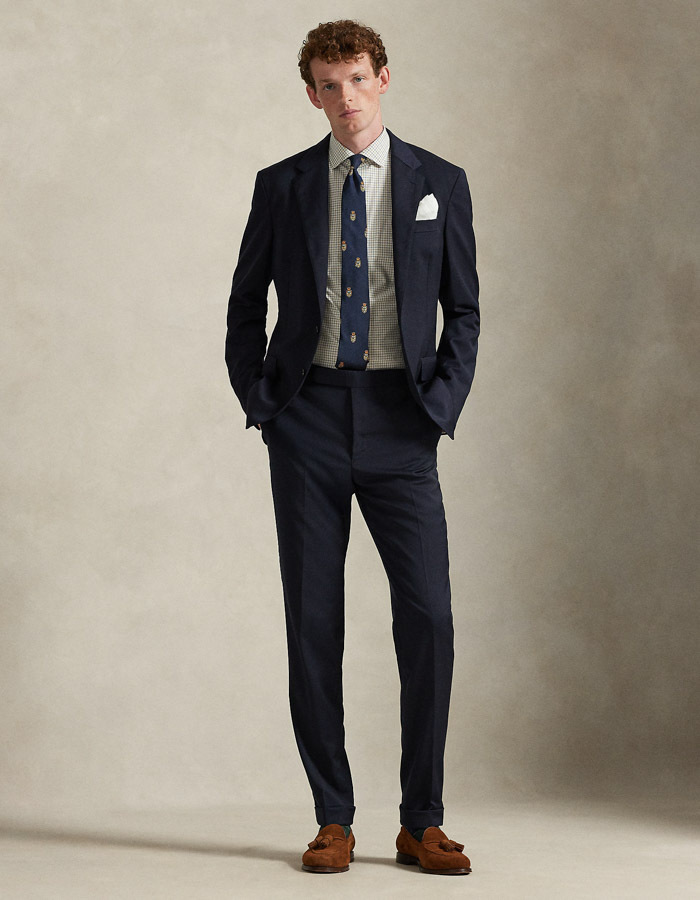 Slim fit stretch poplin hemd