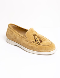 Beige suède espadrilles