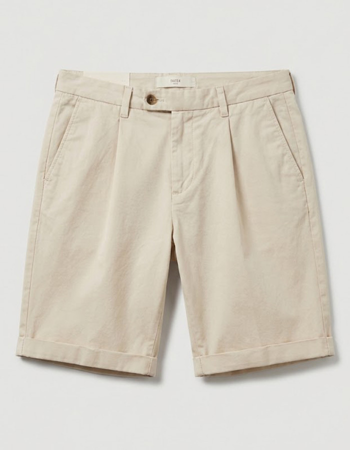 Bermuda modern fit in katoenstretch