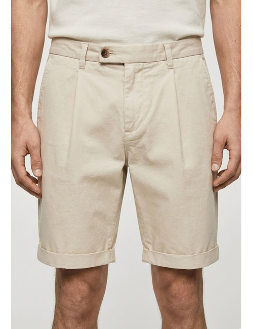 Bermuda modern fit in katoenstretch