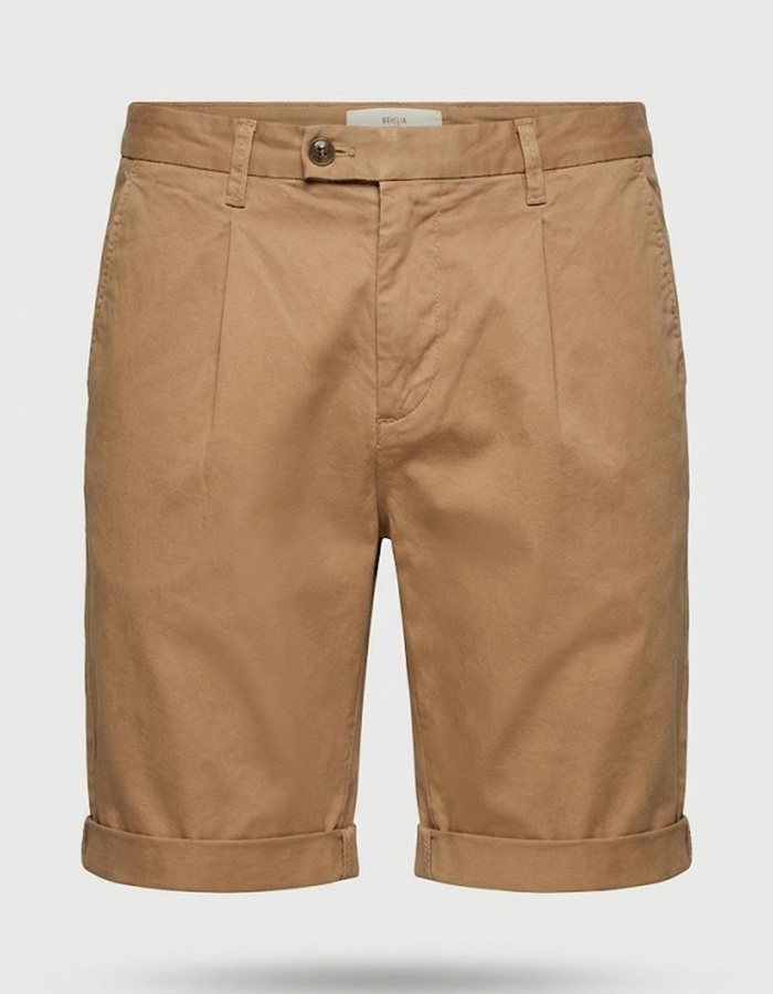 Bermuda modern fit in katoenstretch