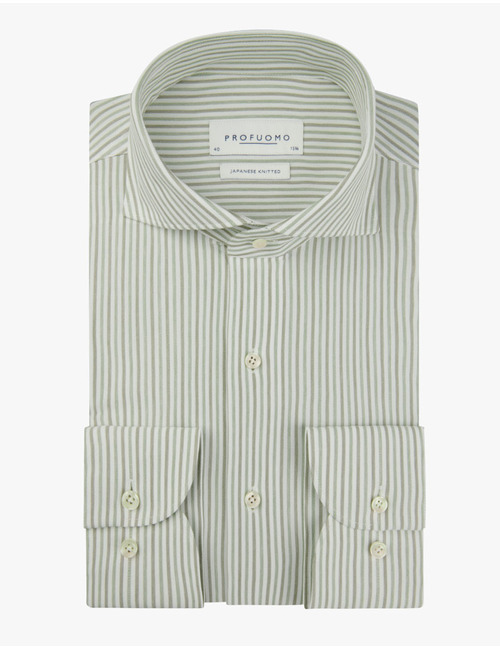 Profuomo slim fit hemd groen