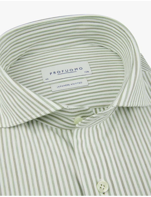 Profuomo slim fit hemd groen