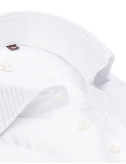 Modern fit wit twill hemd