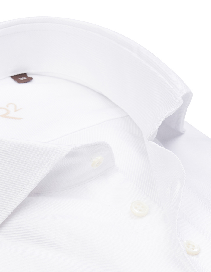 Modern fit wit twill hemd