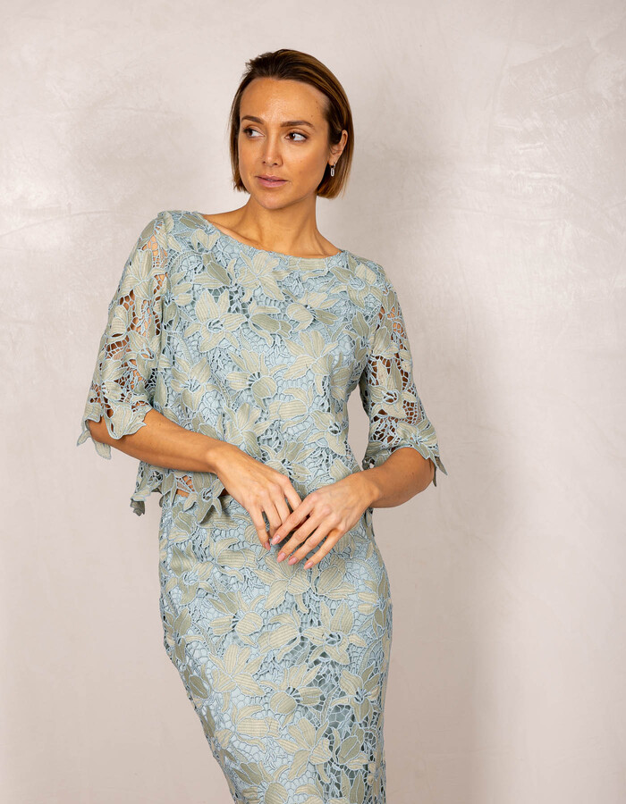 Oscar The Collection tops turquoise