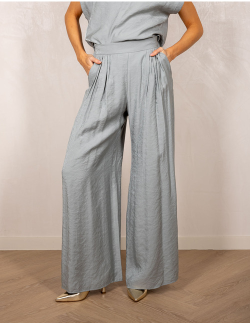 Nxi By Oni Onik geklede broek groen