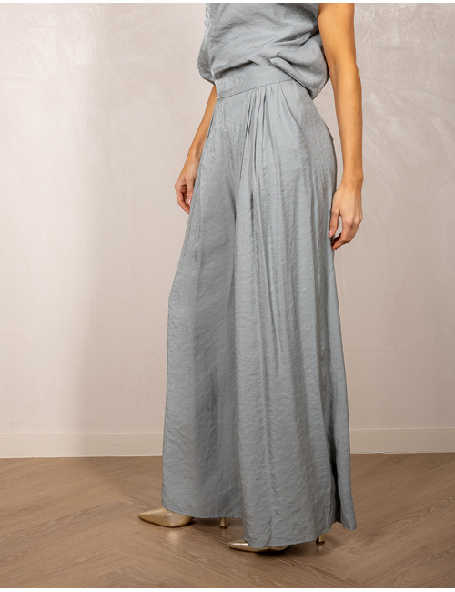 Nxi By Oni Onik geklede broek groen