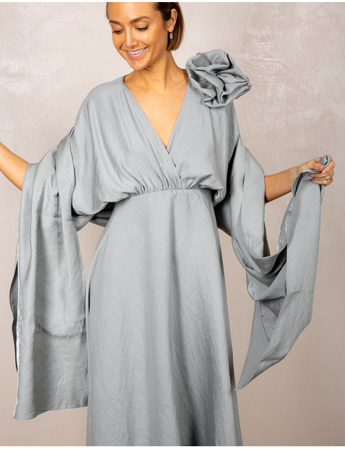 Sjaal met elegante glansdoek