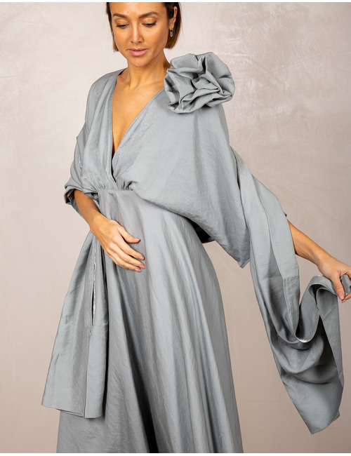 Sjaal met elegante glansdoek