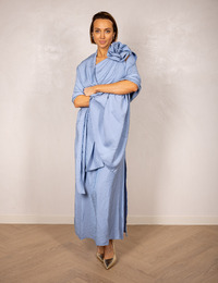 Sjaal met elegante glansdoek