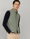 Windsor gilet in stone green
