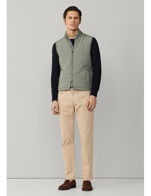 Windsor gilet in stone green