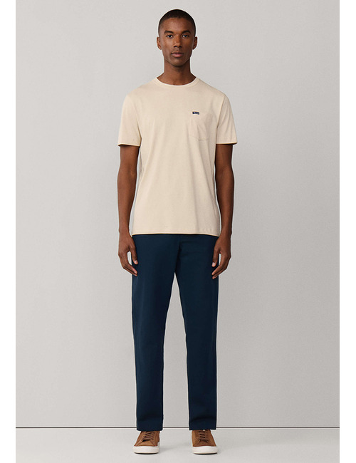 T-shirt met borstzak en regular fit