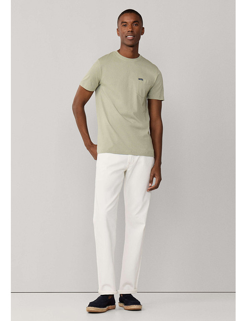 T-shirt met borstzak en regular fit