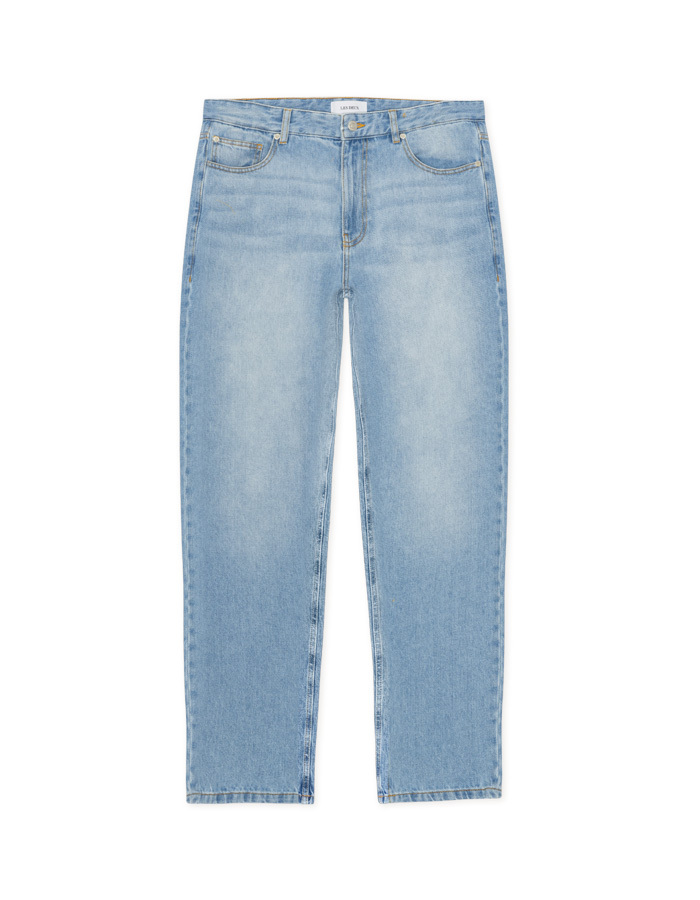 Loose fit Ryder washed denim jeans in light indigo wash