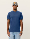Norregaard contrast T-shirt in dark denim blue