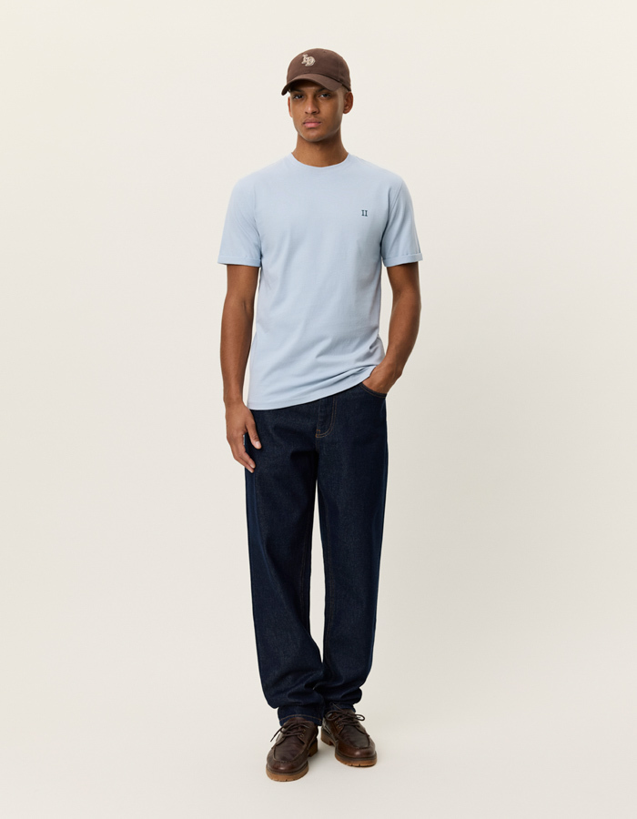 Norregaard contrast T-shirt in blue fog