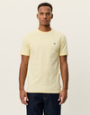 Norregaard contrast T-shirt in pale banana yellow