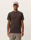 Norregaard contrast T-shirt in turkish coffee brown