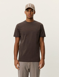 Norregaard contrast T-shirt in turkish coffee brown