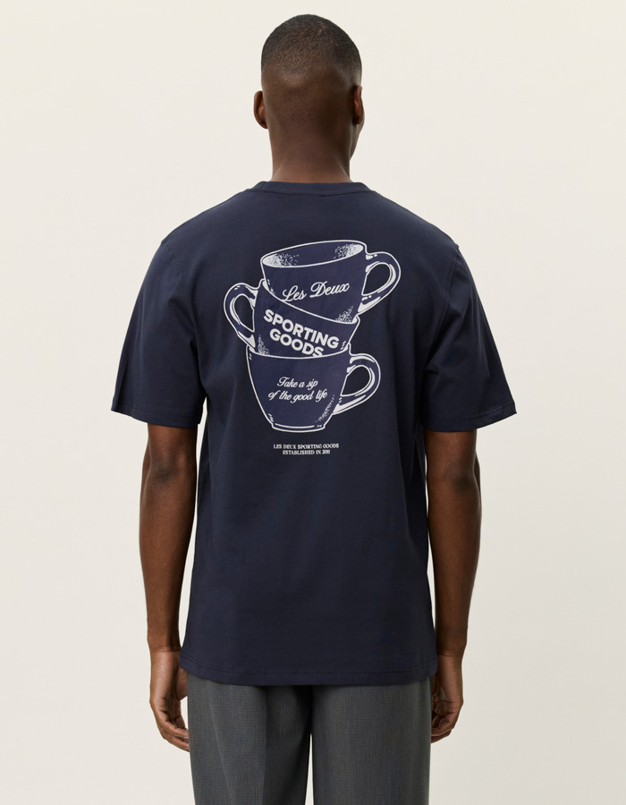 Ben artist T-shirt in dark navy