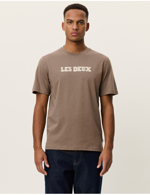 Brady logo T-shirt in walnut brown