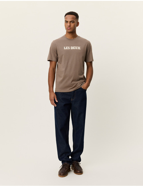 Brady logo T-shirt in walnut brown
