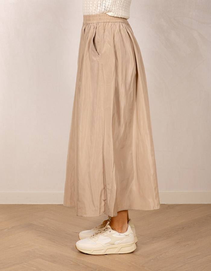 Ibana lange rok beige