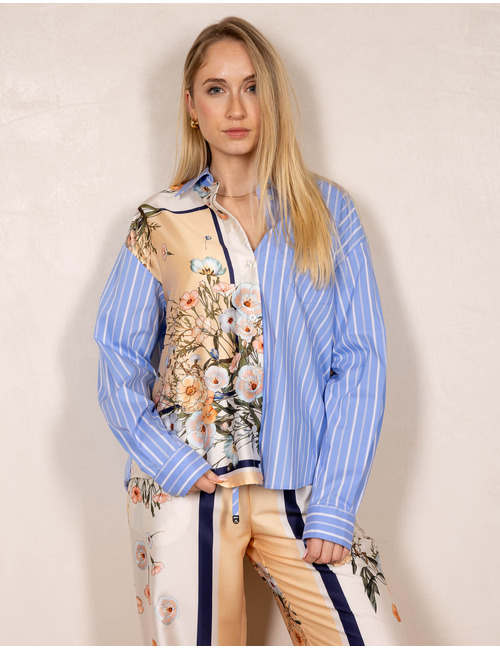 Liu Jo lange mouw bloes blauw