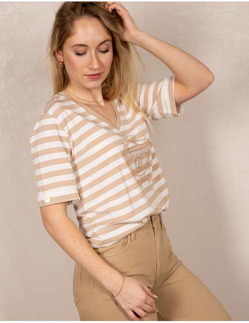 Liu Jo t-shirt korte mouw wit