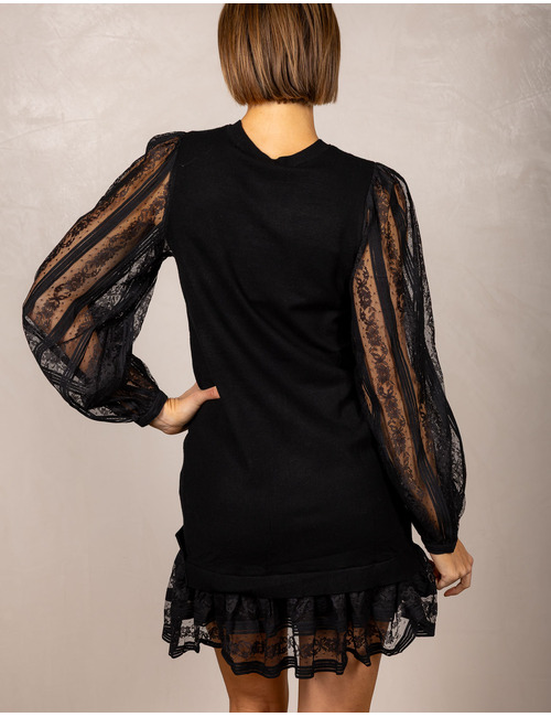 Twinset kort kleed zwart