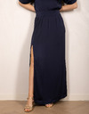 Lalotti lange rok navy