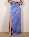 Lalotti lange rok blauw