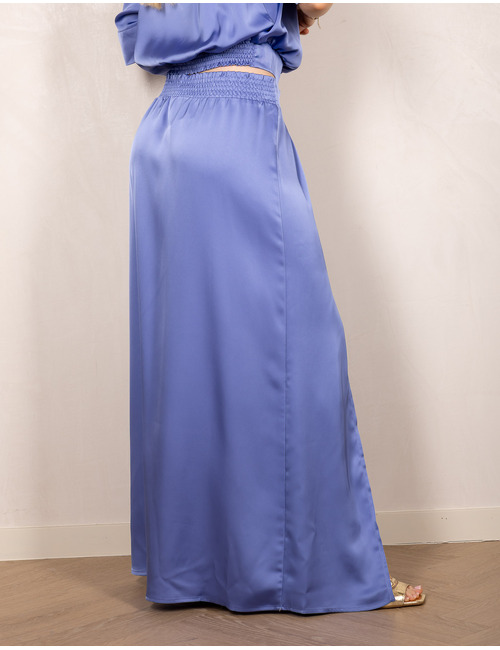 Lalotti lange rok blauw