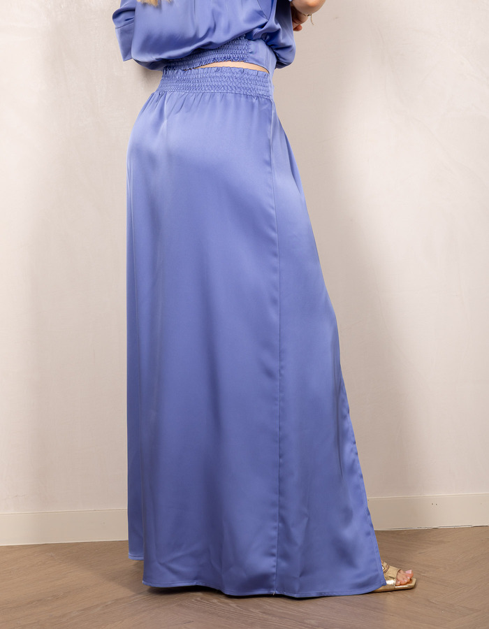 Lalotti lange rok blauw