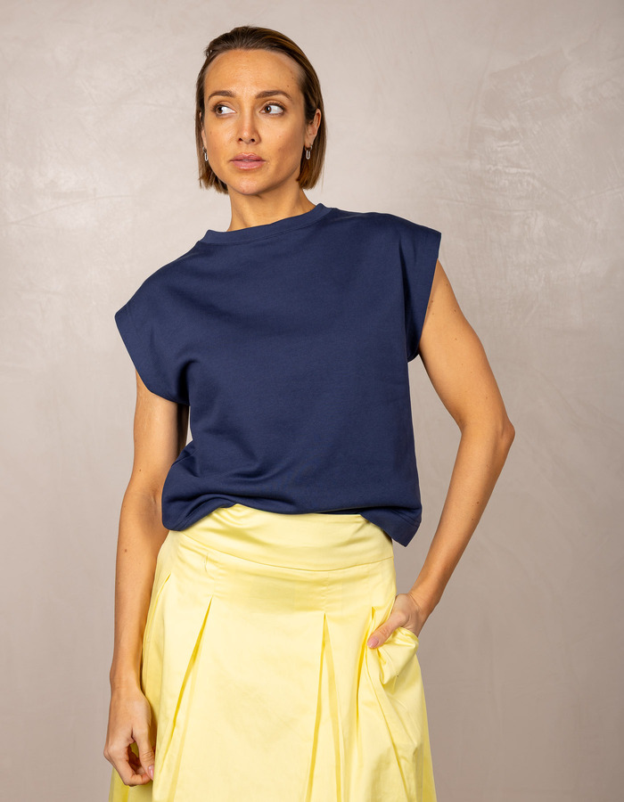 Senso gilet zonder mouw navy