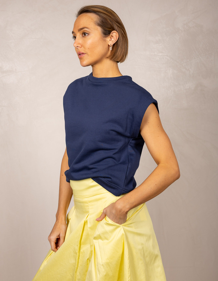 Senso gilet zonder mouw navy