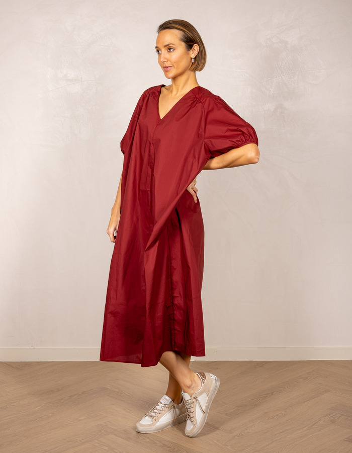 Jcsophie lang kleed rood