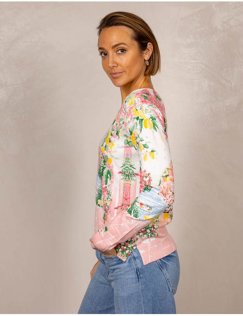 Leo & Ugo lange mouw pull multicolor