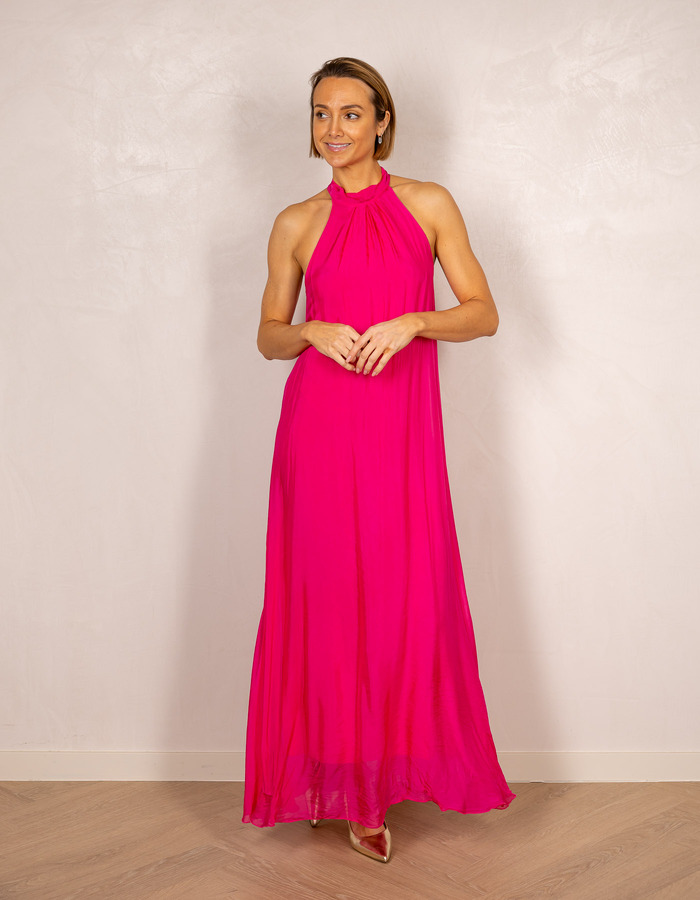 Leo & Ugo lang kleed fuschia