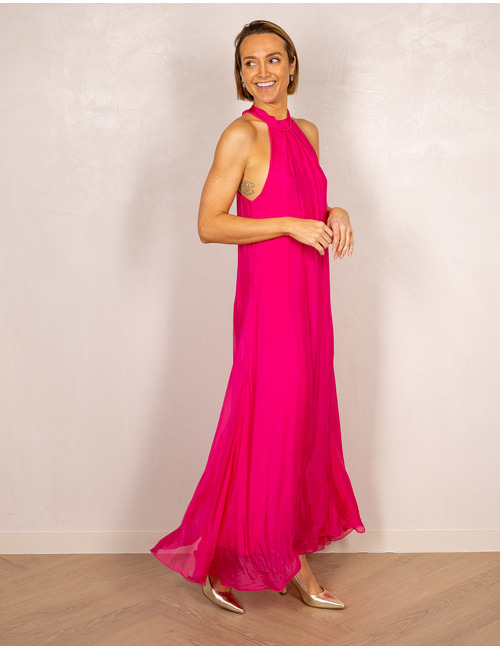 Leo & Ugo lang kleed fuschia